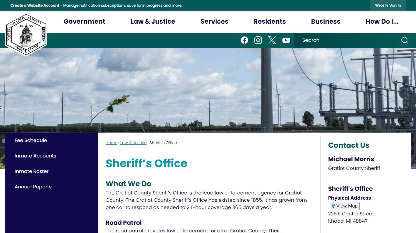 Sheriff’s Office | Gratiot County, MI